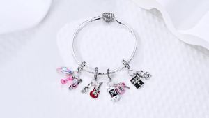 New Charms 925 Silver Plated Original Beads Fit Pendants Bracelets Making For Woman Gift Jewelry