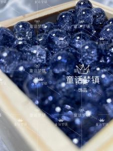 D10mm Transparent Broken Gradient Monochrome round Beads Handmade DIY Bracelet Bracelet Necklace Scattered Beads Fairy Jewelry Material