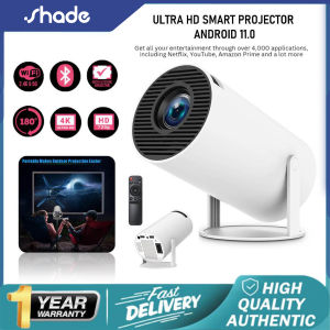 Shade HY300 Smart Proyektor Android 11.0 4K UHD 1080P WiFi6.0 Bluetooth 5.0 2GB+16GB 320 ANSI Lumens