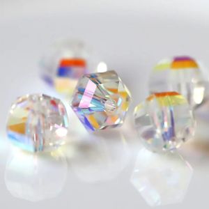 Hạt Cườm Thủy Tinh 8mm Hình Đèn Lồng Bát Giác Hạt Cách Điệu Thời Trang Làm Đồ Trang Sức 50 Hạt/túi Chất Lượng Tốt Nhất Hạt Rời