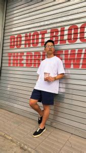 【BUY 1 TAKE 1】Plain Waffle Simplicity T-shirts Oversize round neck For Men and Women