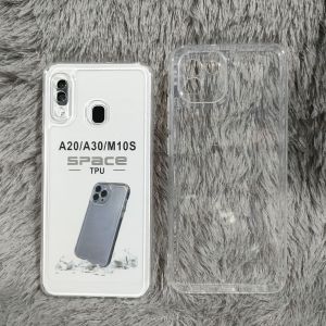 Softcase Casing SAMSUNG A10S M01S Selikon Bening Transparan Pelindung Belakang HP + Camera