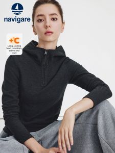 Navigare | Hooded Fitted Ladies Sweater Fall Style