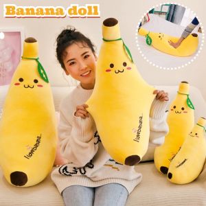 35/50/70CM Stuffed Toy Soft Banana Doll Plush Toy Creative Cartoon Sleeping Long Pillow Cute Doll Children Birthday Gift