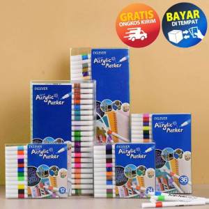 MIKADO - KP199 AKRILIK MARKER ACRYLIC MARKER SET SPIDOL AKRILIK SPIDOL DIY PAINTING SPIDOL PASTEL PULPEN DIY HIGHLIGHT DRAWING WARNA BARU PENSIL WARNA COLOUR STATIONARY LUKISAN MEWARNAI