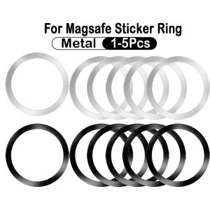 ZUZG Stainless Steel Universal Magnetic Metal Plate Ring For Magsafe Wireless Charger Iron Sheet Sticker Magnet Car Phone Holder