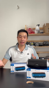 Loa bluetooth S9 pin trâu âm thanh vòm bass ấm tặng cáp Type-c Dây đeo Loa bluetooth công suất lớn