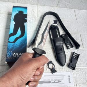Pisau Diving/Pisau Scuba/Pisau Selam Knife Scuba Diving Fishing Mac Coltellerie Made in Italy