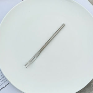 Japanese Style Creative 304 Stainless Steel Fruit Fork Versatile Dessert Cake Fork for Children Home Use Artistic Fruit Fork