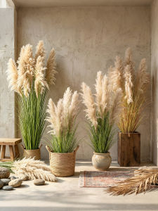Natural Reed Aesthetic Fake Flower Plant