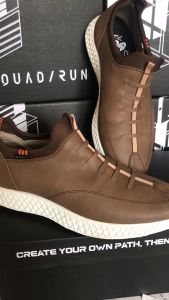Sepatu Sneakers Pria Big Size 39-52 QuadRun Salamanca / Sepatu Jumbo Sneaker Sporty Casual Warna Black Grey Navy Ukuran 44 45 46 47 48 49 50 51 52 Bahan Faux Leather Nyaman Empuk