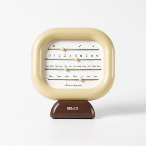 NORI Cream Style Creative Desktop Decorative Items Home Entrance Hall Calendar Luxury Decorations Office Desk Accessories