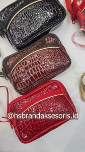 DOMPET WANITA 3 RUANG / DOMPET KOSMETIK / DOMPET SERBAGUNA / DOMPET HP 3 RESLETING / POUCH ZIPPER / SR38