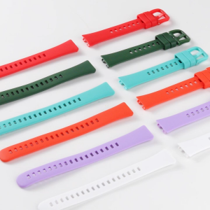 Soft Silicone Sport Replacement Watch Strap Compatible with Huawei Band 10 9 8 7 6 & Honor Band 7 6 Comfortable Fitness Tracker Wristband Accessories