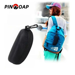 PINMOAP Portable Zipper Sunglasses Protector Box Eye Glasses Case Box Universal MenS And WomenS Glasses Case Fashionable