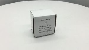 Quartz SH-1 Round Hour Meter Counter Industrial Electronic Mechanical Timer For Motorcycle Generator DC6-80V