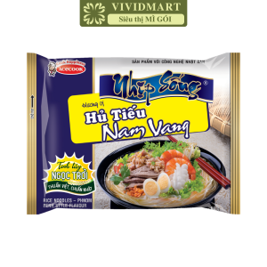 [GÓI LẺ] - ACECOOK - Hủ tiếu Nhịp sống 5 vị: Nam vang Nam vang chay Nam vang khô Bò kho Sườn heo (66-71g/gói)