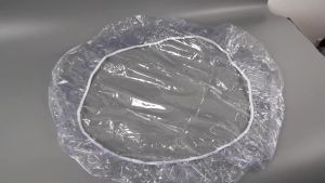 Round Tablecloth Elastic Transparent PVC Waterproof Oil-Proof Table Protector Cover Home Fitted Dinning Table Covers 3 Size