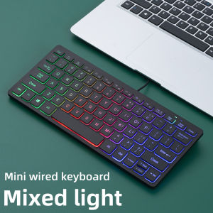 APAYADO | M70 75% Compact Wired Keyboard RGB Backlit Lightweight 220g Num Lock APAYADO High Compatibility Ultra-Thin for Laptop PC