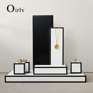 Oirlv Giá xếp trang sức Cube Vòng đeo tay Vòng cổ nhẫn dụng cụ trưng bày đựng Bông tai đứng SM210