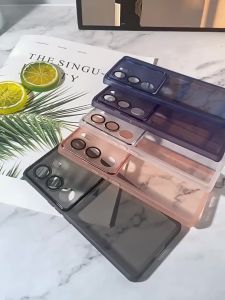 Casing Vivo V29E Silikon Square Plate Clear Transparan Bening Kilap Soft Case Handphone