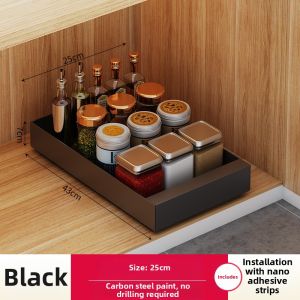 MOLORE | Cabinet Drawer Spice Organizer Pull-out Rack