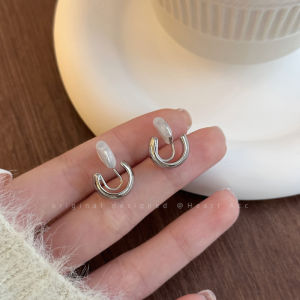 Trendy Metal Mosquito Coil Ear Clip Women No Piercing Bone Clip High-End Sensation Luxury Small Circle Ear Ring New Style