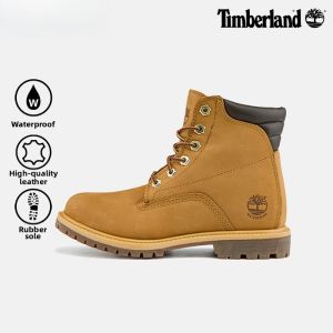 Timberland | Durable High-top Yellow Hiking Boots