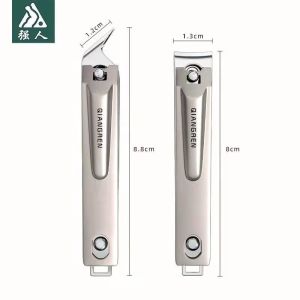 Strongman Nail Clippers Set Pedicure Dead Skin Removal Gray Nails Specialized Nail Scissors Flat Mouth Slanted Mouth for Foot Care