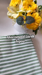 12pcs BABY BONBON Alas Ompol Bayi Lurik HIJAU 50x40cm 37x35cm Halus Popok Newborn