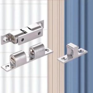 Chốt Cửa Từ Tính Bằng Thép Không Gỉ Có Thể Điều Chỉnh Cho Đồ Nội Thất Công Tắc Khóa Liên Động Khung Tủ Lò Xo Khóa Bóng Lò Xo