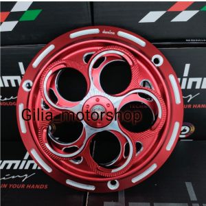 Cover tutup Kipas Full CNC Flower Domino Spinner Cover Mesin vespa LX lxv s sprint Primavera GTS 3 V Scoopy beat Nouvo Mio dll