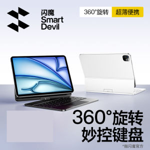 SmartDevil เคสเคสคีย์บอร์ด สำหรับ iPad Pro iPad Air 5 Air 4 iPad 10th Gen 11/13/10.9นิ้ว iPad ฝาครอบ2024 Casing Tablet บลูทูธไร้สายอัจฉริยะ