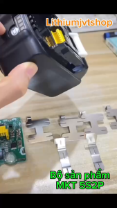 Vỏ Mạch Máy Công Cụ Makita 5S2P Full Phụ Kiện - Makita 5s2p 10 cell 18650 bms có thể sạc nhanh 9A và dòng xả max 60A