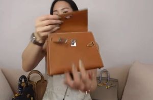 กระเป๋าจัดระเบียบแอร์เมส Desordre 20 ผ้าไหมไทยแท้