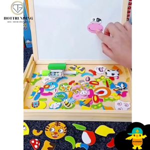 Đồ Chơi Bảng Ghép Tranh Nam Châm 2 Mặt Nhiều Chủ Đề Sáng Tạo Cho Bé Trùm Sỉ Gia Thành