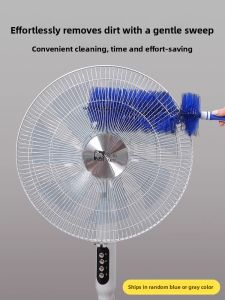 MONLEYTA | Multi-Functional Dust Cleaning Brush For Fans Air Conditioners Gap Cleaning Tool Round Head Non-Disposable Household Appliance