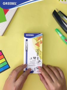 GREEBEL PULPEN GEL / Gel Pen Gp-506 Hi-tech Biru 0.3 (6PCS/SET) - Ballpen Gel Ballpoint Bolpen Bolpoin Pena Gel