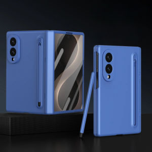 Ốp Lưng Doanh Nhân Samsung Galaxy Z Fold Series Có Tính Năng S Pen Bảo Vệ Bản Lề Trung Tâm Kèm Miếng Dán Cường Lực Dành Cho Các Mẫu 8/7/6/5/4