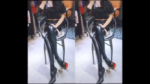 CORE🌟 2m Women Ladies Long Socks PU Leather Thigh High Stockings Solid Color Stockings Comfortable Fashion