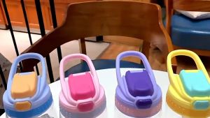 Duckbill Cup Cute Bottle Water 480ML with Straw for Kid Interesting Design Outdoor Water Cup Portable Strap Water Cup