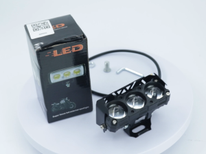 1 Pair Super Bright 3 LED Mini Driving Light IP68 Waterproof Fog Lamp For Motorcycle Car Truck 12V/24V