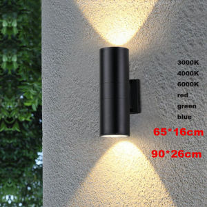 IP65 Waterproof 10W 18w Indoor Outdoor LED Wall Lamp Modern Aluminum Surface Mounted LED Garden Porch Light AC110V-220V