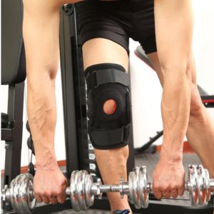 Alat Bantu Lutut Kneepad Deker Lutut Alumunium Plate Strap Knee Support Deker Penyangga Lutut Knee Pad Strap Mendaki gunung kebugaran