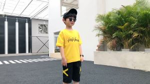 Đồ Bộ Bé Trai Bộ Quần Áo Bé Trai Habi Fashion HB2235 Họa Tiết Henimoss Dễ Thương Cho Bé Trai 16-40Kg