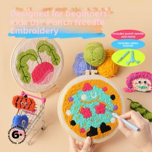 TAOZIAWA | DIY Animal and Fruit Embroidery Wool Toy