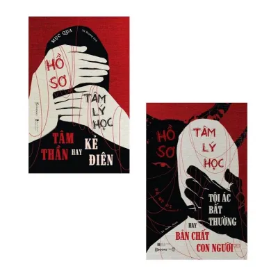 Sách- Hồ sơ tâm lý học (Tâm thần hay kẻ điên + TỘI ÁC BẤT THƯỜNG HAY BẢN CHẤT CON NGƯỜI)