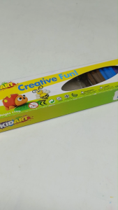 Hodeso Kid Art 10 Colors Modeling Clay 170g for Kids | Soft Non-Toxic Gluten-Free Clay for Creative Play | Educational Arts & Crafts Clay for School Projects & DIY Fun | Safe & Easy to Shape Clay Set – School & Office Supplies