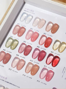 1-30pcs PSK ฤดูร้อนเล็บยอดนิยม Jelly หยกน้ําแข็งโปร่งใส Nude สีชมพูเจลเล็บ All-Match เล็บ Salon เล็บเล็บอุปกรณ์