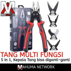 5 IN 1-TANG KOMBINASI MULTIFUNGSI TANG KAWAT TANG JEPIT KABEL TANG KUPAS TANG